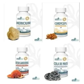 240 Caps Melena De León, Cola De Pavo, Cordyceps Y Reishi                                                                                             