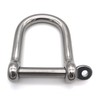 Stainless Steel Shackles Wide Shape Diameter 8 mm V4A A4