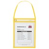 C-Line Hanging Strap Shop Ticket Holder , Yellow , 12"