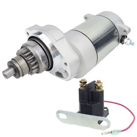 Soarider Starter & Bendix & Relay for Polaris Trail Blazer 250 2004, 3085393 SM13298 SM-8 18331 18331N 410-54006 41054006 SMU0034 495714 49-5714 PA-101 PA-101A 113527