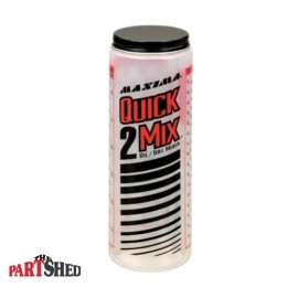 Maxima Quick Mix 2 Stroke Ratio Measuring Bottle With 16oz Castor 2 Stroke Oil