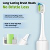 Replacement Brush Heads Compatible with Sonicare Electric Toothbrushes, Dupont Bristles