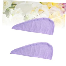 Beavorty Non-Slip Hair Drying Cap Towel Set Fast Dry Microfiber Spa Cap Absorbent Towel Ideal for Wet Hair Management Set of 2 60 * 25cm 70g Each