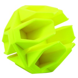 BIRCHWOOD CASEY Ground Strike Hex Target Ball for Outdoor Shooting - Durable Long-Lasting Highly Visible Yellow 6" Ball Resealable Target Rated for All Calibers from .22 up