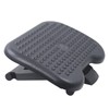 Under Desk Footrest Adjustable Height Comfy Foot Rest with 30