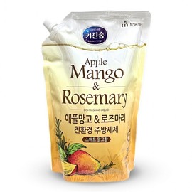 Mugunghwa Kitchen Soap Mango Rosemary Dish Soap Refill 1.2L 3ea