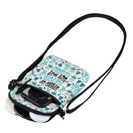 MEIKIUP POTS Awareness Crossbody Bag Dysautonomia Gift POTS Syndrome Gift Dizziness Awareness Bag (CA Quickly CB)