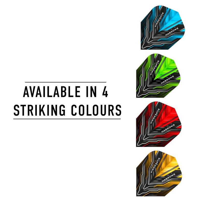 Harrows SUPERGRIP Ultra Flights| Set of x5 Premium Extra Strong