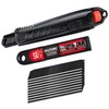 HAUTMEC 18mm Utility Knife, Heavy Duty Box Cutter with Double