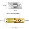 TOVOT 2PCS Tubular Latch 60/70MM Door-Locks Latch Mortice Latch for
