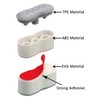 Bidet Bumper, 4PCS Height-increasing Pads, Universal Seat Bumper Kit with