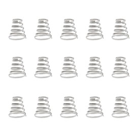 Create idea Bicycle Wheel Spike Spring Stainless Steel Bicycle Hub Quick Release Lever Shaft Spring for Mountain Bike Road Bike Cycling Accessories Pack of 15