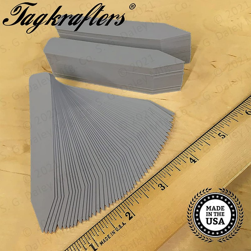 TAGKRAFTERS 4" x 5/8" Grey Premium Pot Stakes - 500