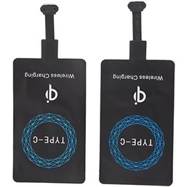 Yosoo Health Gear Receptor Carga Inalámbrica Universal Tipo C, 2 Piezas