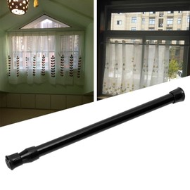 Uadme Telescopic Pole Made of Painted Carbon Steel, Punch-Free Shower Curtain Support Rod for Storage Doors, Thin Rod with 1.3 cm Diameter