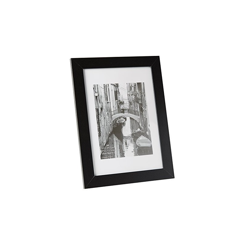 Hampton Frames KENT Paperwrap Poster Photo Display Frame Glass Black