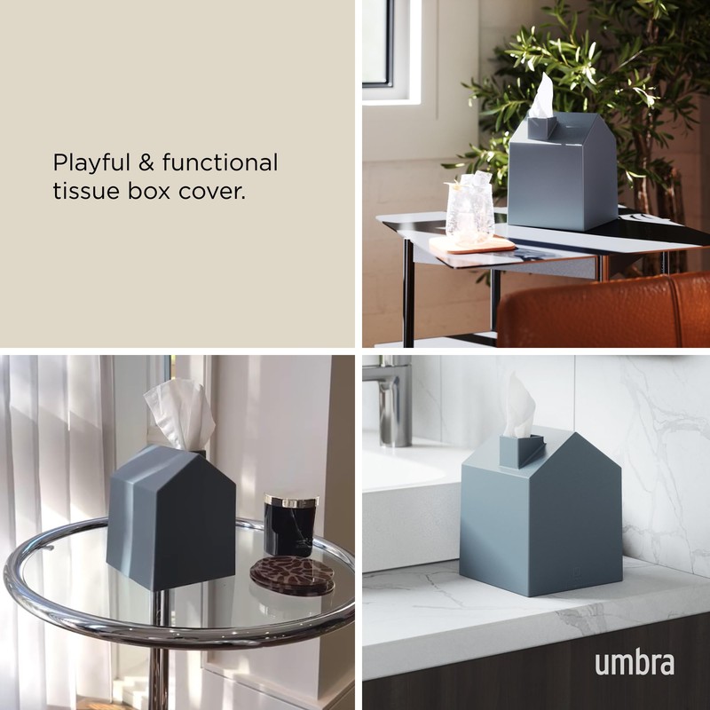 Umbra Casa Cosmetic Tissue Box - Modern and Decorative Tissue