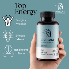 Mentora Suplemento Energía Natural  Natural Energy, Focus  Vitality Supplement                                                                        