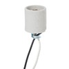 B&P Lamp® Medium Base E26 Keyless Unglazed Porcelain Socket with