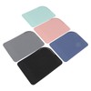 5Pcs Heat Resistant Silicone Mat Pouch for Curling Irons Hair