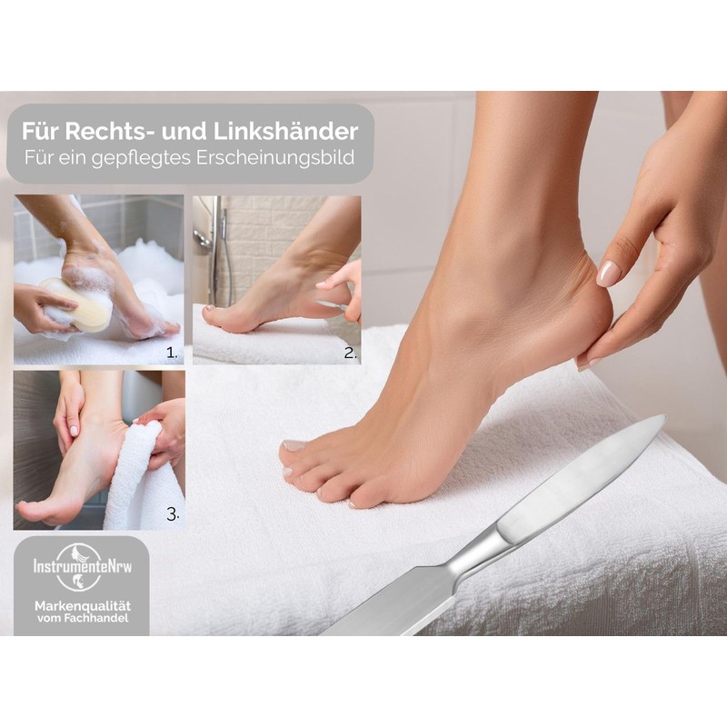 Foot Care Scalpel Callus Scraper Set, 5-Piece Blunt Professional Cream