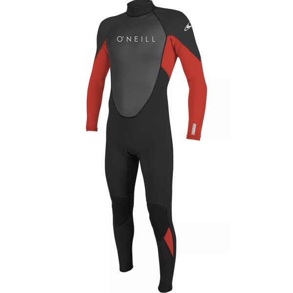 O'Neill NEW O'Neill Reactor-2 3/2mm Full Body Mens Black/Red Wetsuit