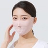 Ventilated Cooling Breathable Sports Face Mask with Comfortable Ear Loops for Summer UV Protection Gray 3ea
