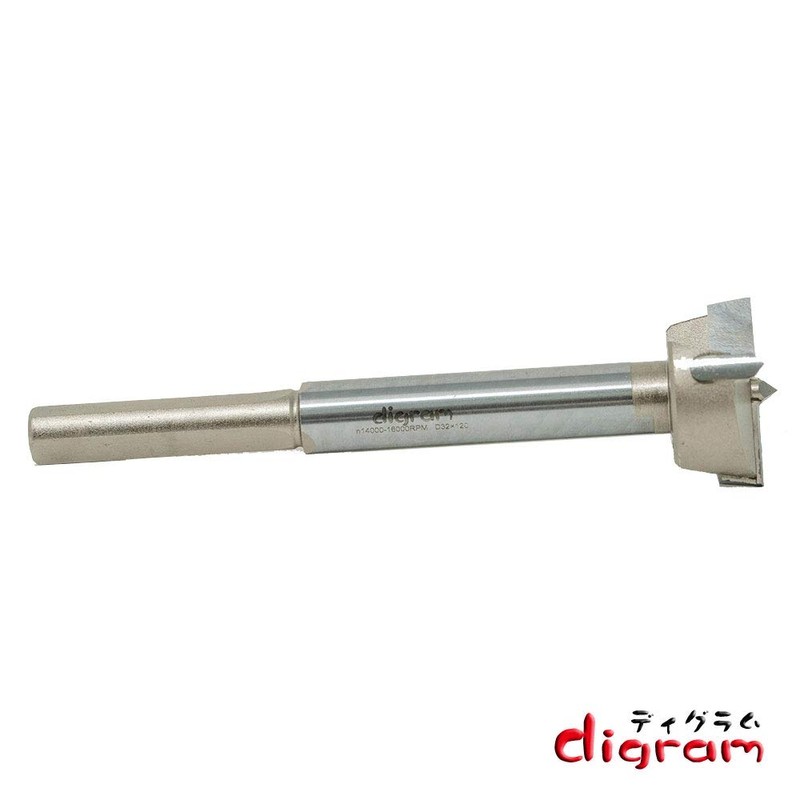 digram dm20016 Forstner Bit (Blade Diameter 1.3 inches (32 mm)