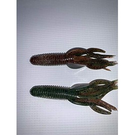 Big Bite Baits 4" Craw Tube Watermelon Pumpkin 50 Pack
