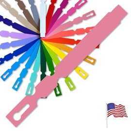 TAGKRAFTERS 5" x 1/2" Pink - 2,000 Pcs - Plastic Plant Tags and Labels - Wrap Around Thermal Plastic - Nursery Garden Tree Labels | Made in The USA |