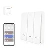 IHSENO ZigBee3.0 Smart Switch 3 Gang Wireless Scene Switch, ZigBee