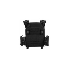 Invader Gear QRB Reaper Molle Plate Carrier Vest Lazer Cut QR Airsoft, Black