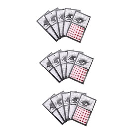 Baluue 3sets Party Facial Decorations Festival Body Stickers Rhinestones Women Stickers Art Glitter for Outing 5sheets*3