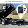 Zuomeng Solar Battery Charger Maintainer 15W Panel Kit Dump Trailer