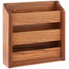 Wooden Mallet MRS1MO Rack, Wall Mount or Tabletop, Medium Oak