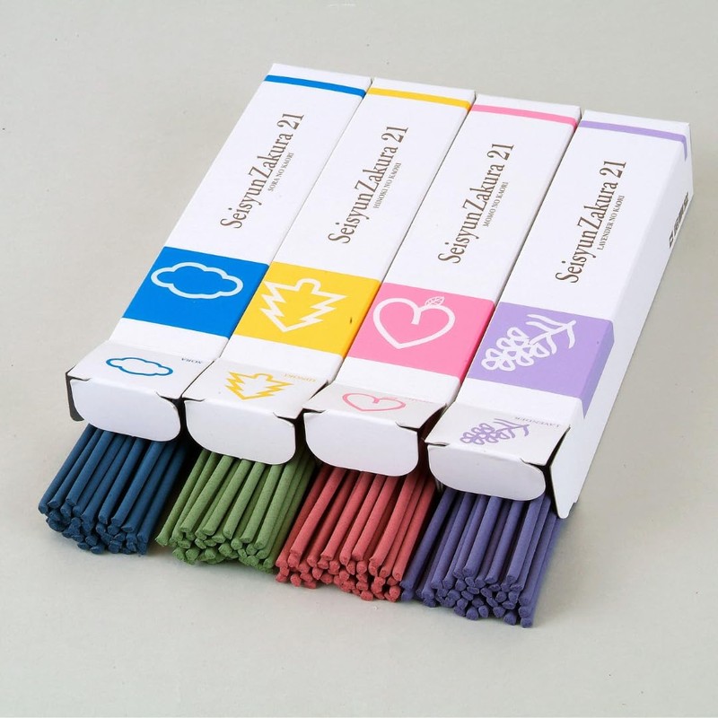Japanese Botanical Incense with 4 fragrances