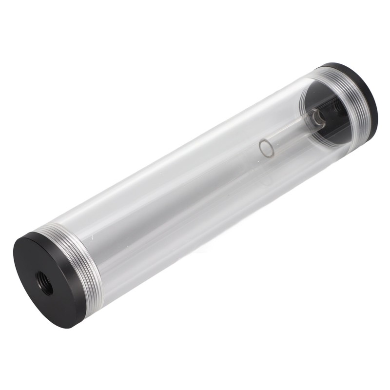 Water Cooling Reservoir 210mm/8.3in Length Acrylic Plastic Material 3 Holes