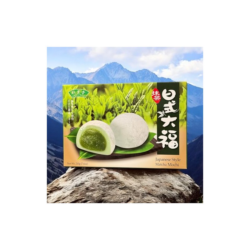 Japanese Mochi Sweet Rice Dessert (1 PACK, MATCHA MOCHI)