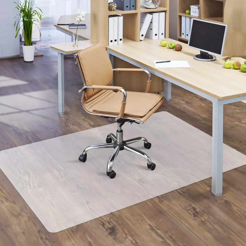 SEGAWE 60"x 46" Floor Mat for Office Chair on Hardwood