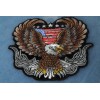 Ivamis Patriotic Biker Eagle Patch Iron on applique - 4x3.8