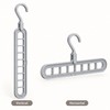 3-Pack 9-Hole Space Saving Clothes Hangers for Closet Organization –