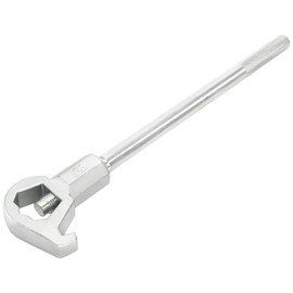 Hedume Heavy Duty Adjustable Hydrant Wrench, Fits 1-1/2" to 6" Bolt Head Sizes, Fire Equipment Hydrant Wrench for Loosening Caps and Opening Valves, Tightening Nuts, Pipes