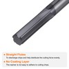 sourcing map Carbide Chucking Reamer 0.37"(9.4mm) Dia Straight Flute Straight