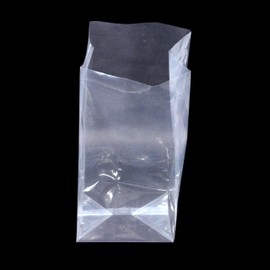 AlfaEx Fishery Bags, 3" x 2" x 12" Leak Proof, Flat Bottom, Clear Plastic Fish Bags for Betta & Small Fish Watertight Transport, 200 Gauge. (Pack of 20)