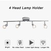 Lamp Holder 4 Head Adjustable Flexible Rotation GU10 Light Holder
