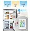 Wireless Freezer Thermometer with Alarm, Temracha Upgraded Digital Fridge Thermometer
