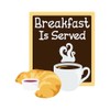 CafePress Breakfast is Served Sticker Rectangle Bumper Sticker Car Decal