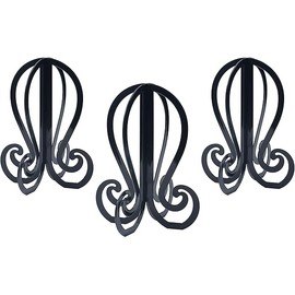 Plastic 3PCS Wig Stand,Black Wig Head Stand,Easy to Assemble Wig Stand Holder,Wig Holder Display Stand 11.61 Inch high