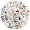 100pcs Cute Small Stickers Set (White)
