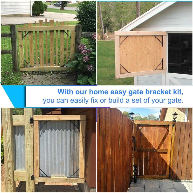 Heavy Duty Fence Gate Kit Gate Hardware No Sag Kit